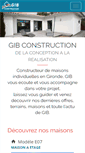 Mobile Screenshot of gib-construction.com
