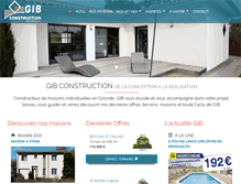 Tablet Screenshot of gib-construction.com
